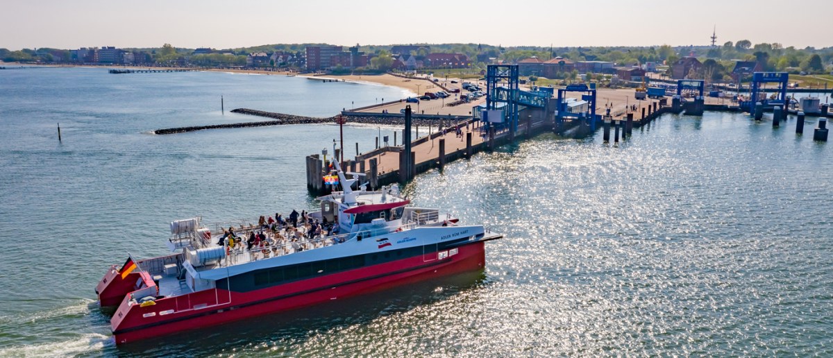 Schnellverbindung im Wattenmeer